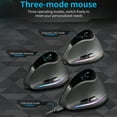 thumbnail image 4 of Rechargeable Wireless Vertical Mouse With Screen Display  Ergonomic Mice 6 Button Progammable Gaming Mouse for Gamer Desktop, 4 of 7