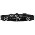 thumbnail image 3 of Dog, Puppy  Pet Designer Croc Widget Collar, "Peace Sign", 3 of 10