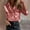 Pink, variant on Fznquz Long Sleeve Womens T-Shirts Loose Fitting Pink Plain Shirt Button Down Collar Dressy Blouse Women