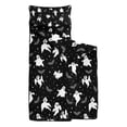 thumbnail image 2 of Black Halloween Ghosts Bats and Stars Toddler Nap Mats for Kids Preschool,50"x20" Sleeping Mat Bag or Kids,Toddler Sleeping Bag,Toddler Nap Mat or Daycare, 2 of 6