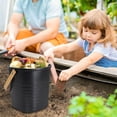 thumbnail image 7 of Beautiful Kitchen Compost Bin with Smell Proof Lid - Rust Proof and Odorless Compost Bucket for Your Countertop with No Smell Filters - Easy to Clean 1.1 Gallon Bin Looks Great On Any Kitchen Counter, 7 of 7