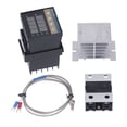thumbnail image 2 of Digital LED Temperature Controller,Digital PID Thermostat Fast Digital PID Thermostat Digital PID Temperature Controller Extended Durability, 2 of 8