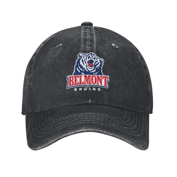 Belmont University Hat Adult Adjustable Classic Washed Casquette Cap Hat Baseball Cap