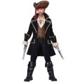 thumbnail image 1 of (X-Large, Multi) - Deluxe Pirate Captain Costume for Kids, 1 of 3