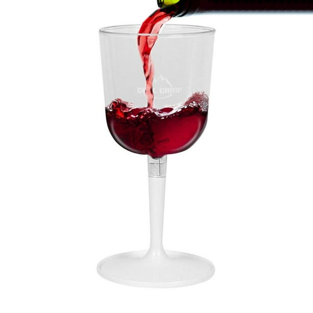 Leking Collapsible Wine Glasses for Travel Detachable Unbreakable Travel Wine Glasses