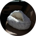 thumbnail image 4 of Infidev Cat Bed Dog Round Winter Warm Sleeping Bag Long Plush Soft Pet Bed Calming Bed, 4 of 5