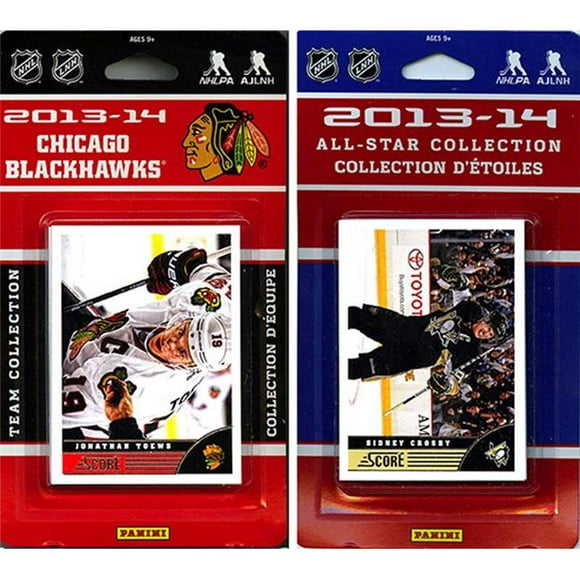 NHL Chicago Blackhawks Licensed 2013-14 Score Team Set & All-Star Set
