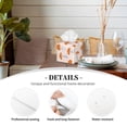 thumbnail image 3 of Lsque Mushrooms Printed Tissue Box Cover Holder, Facial Paper Organizer Dispenser,Square with Bottom Belt, PVC Leather Decorative Organizer, 3 of 8