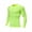 Green-1, variant on Men'S Compression Shirts Long Sleeve Workout Gym T-Shirt Running Top Quick Dry Sports Baselayer Undershirts Crewneck