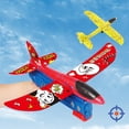 thumbnail image 2 of Juguete de avión de catapulta de espuma para niños, lanzador, modelo planeador, juguete de juego lanzador de avión, 2 of 5
