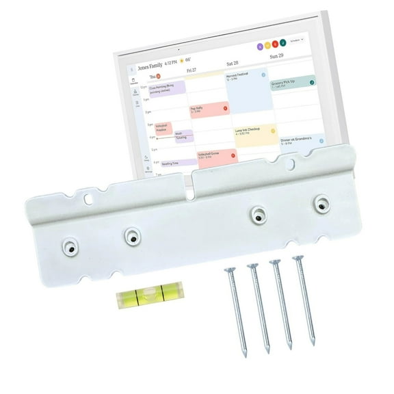 Jesscasday DamageFree Calendar Bracket For Drywall 15inch Skylights Display Toolless Hammers Mount System
