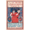 thumbnail image 2 of Louis Rhead 12x18 Black Ornate Wood Framed Double Matted Museum Art Print Titled - C.L.S.C. Books (1897), 2 of 5