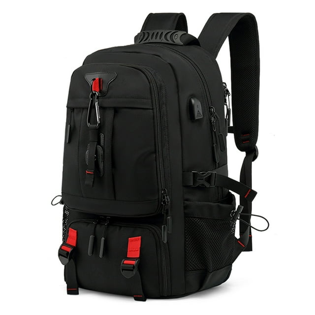 Mochila para exteriores con interfaz USB y compartimento para zapatos de gran capacidad