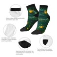 thumbnail image 5 of Pofeuu Jelly Fish Print 30cm Socks, Adult Running Hiking Socks for Youth and Adult, 5 of 7