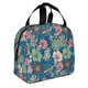 thumbnail image 2 of Easygdp Colorful Flowers Bolsa Térmica Premium - Tela Oxford Impermeable, Gran Capacidad, Bolsillo Frontal, Unisex para Trabajo, Escuela, Actividades al Aire Libre y Picnics, 2 of 8