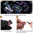 thumbnail image 5 of Uxcell 3 Pack 28V DC 20A Yellow ATC/ATO Manual Mini Resettable Fuse, 5 of 6