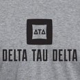 thumbnail image 3 of CafePress - Delta Tau Delta Black Stacked Signature T Shirt - Mens Tri-blend T-Shirt, 3 of 4