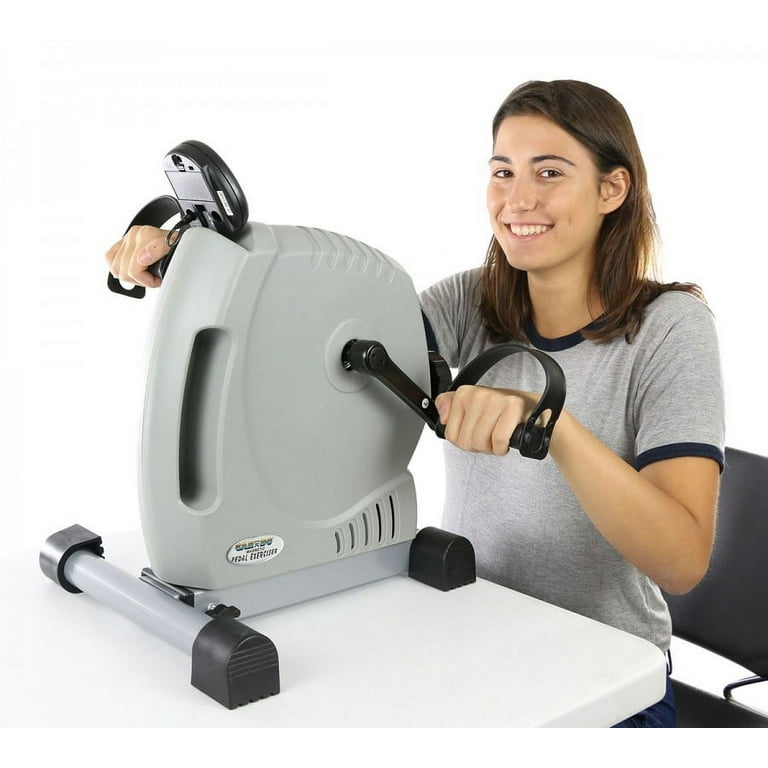 CanDo Magneciser Pedal Exerciser Smooth Quiet Compact Peddler for Home Work Desk Office Exercises Arms and Legs Range of Motion Rehabilitation