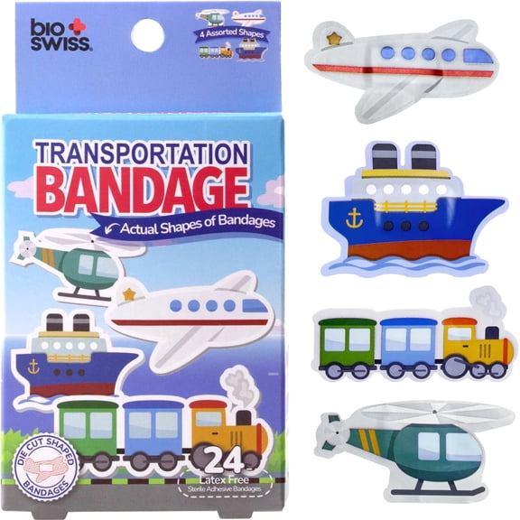 BioSwiss Transportation Bandages, 24 Count