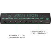 M-VAVE PEDAL POWER Guitar Pedal Power Guitar Effector Power Supply 8 Isolated DC Output