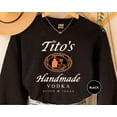 thumbnail image 1 of Tito Crewneck Sweatshirt, TITO'S Handmade Vodka Sweatshirt, Austin Texas Sweatshirt, Vodka - Sport Grey - S, 1 of 3