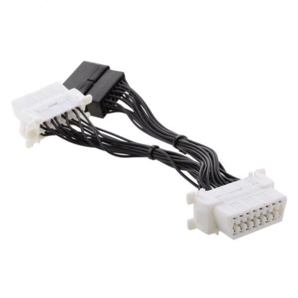 Cable de extensión DYNWAVEMX 2xUniversal Car 1 Macho A 2 Hembra 16 Pin