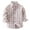 Beige Check, variant on Toddler Little Boy Long Sleeve Cotton Button Down Shirt (Beige Check, 120/5-6 Years)