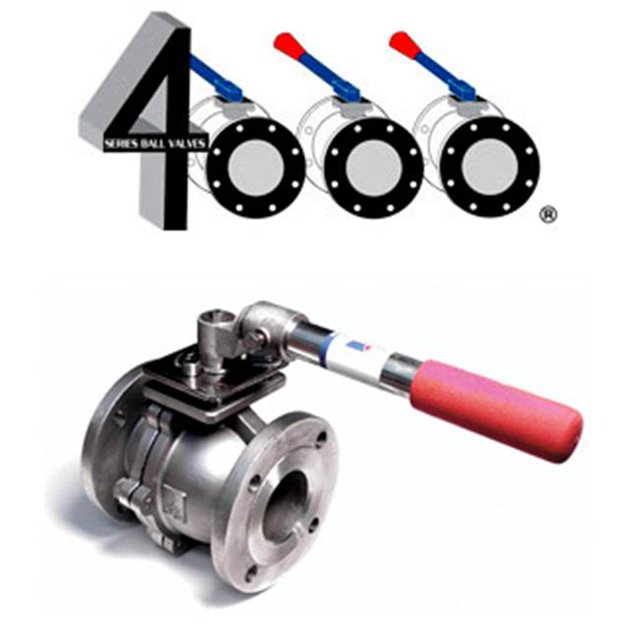 American Valve 4001 4 4 Valve à Bille à Bride en Acier Inoxydable 316