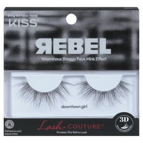 KISS Lash Couture Rebel, False Eyelashes, Downtown Girl, 14 mm, 1 Pair