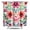White-21, variant on Waterproof Pioneer Shower Curtain 84x72 Inch Polyester Unique Colorful Floral Shower Curtain for Bathroom Hotel Home Decor with 12 Plastic Hooks