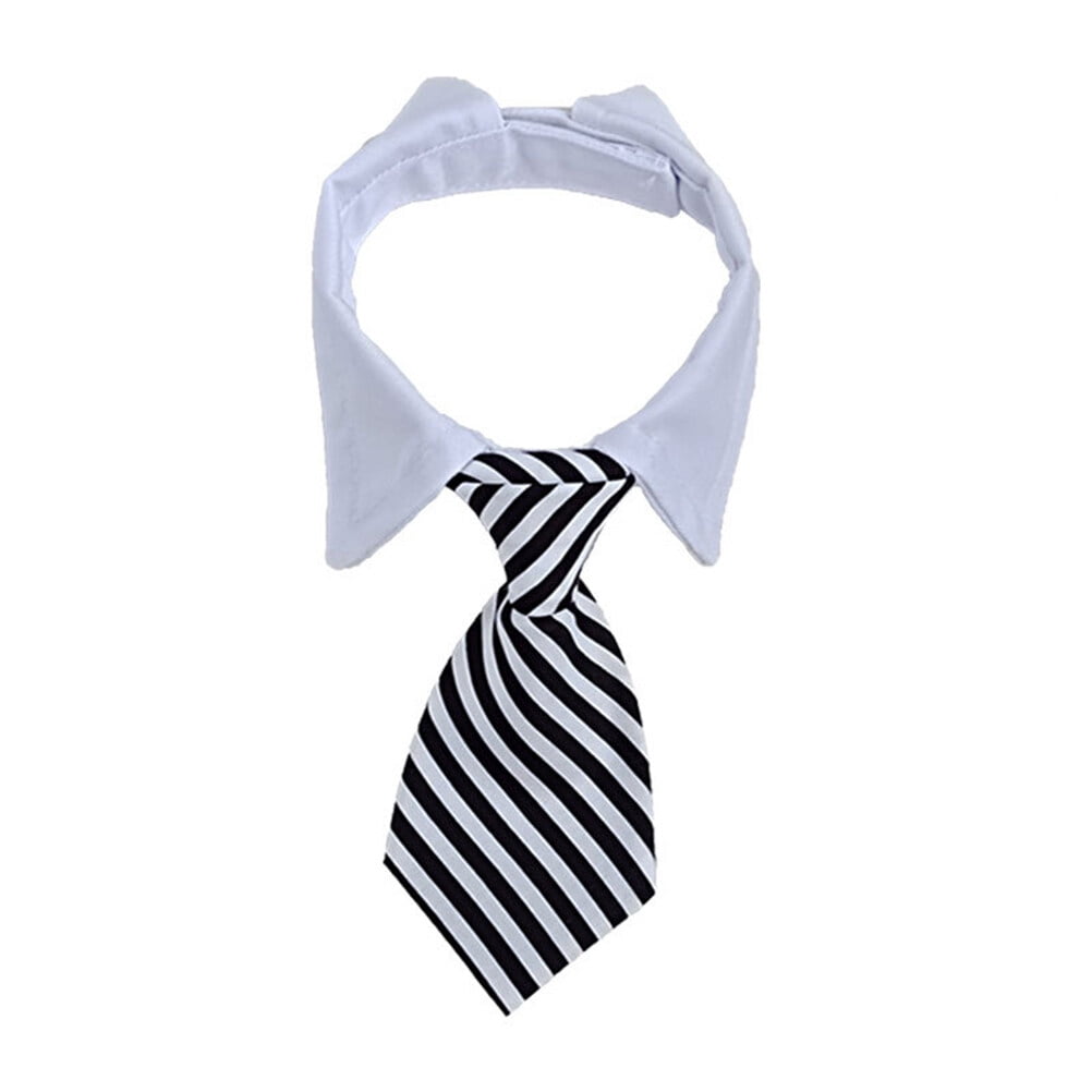 ELAYARD 8-Piece Pet Collar and Necktie Set in Assorted Colors Comfortable Fit for Weddings Parties and Special Occasions