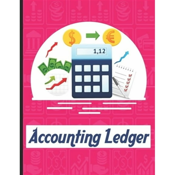accounting ledgers: for bookkeeping Accounting General Ledge, sustained and long lasting tracking and record keeping Size:8.5"x11" in 100