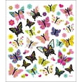 thumbnail image 2 of Tattoo King SK129MC-4901 Multicolor Stickers - Butterflies In Glitter, 2 of 2