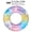 60, variant on 1PC Mermaid Glitter Inflatable Swim Ring Rainbow Pool Float Tube With Handles Summer Beach Water Party Float