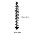thumbnail image 3 of DPTALR Snow Ruler - Christmas Snowflake Ruler, Manual Metal Snowflake Ruler Size, Christmas Rain Gauge Outdoor Decoration Gift, 3 of 6