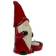 thumbnail image 4 of Northlight Gnome Tea Light Christmas Candle Holder - 7" - Red and Black, 4 of 5