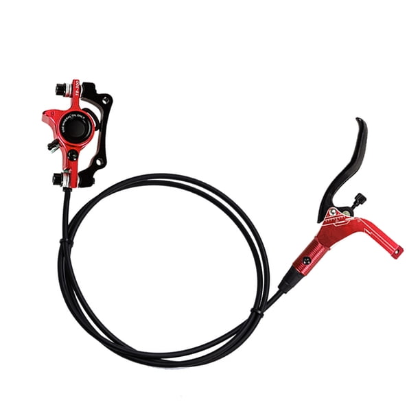 Sonducket Juego de frenos hidráulicos para bicicleta, piezas de parada de rueda, componente Universal profesional modificado, accesorio de Ciclismo Rojo Freno trasero derecho