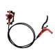 thumbnail image 2 of Sonducket Juego de frenos hidráulicos para bicicleta, piezas de parada de rueda, componente Universal profesional modificado, accesorio de Ciclismo Rojo Freno trasero derecho, 2 of 6
