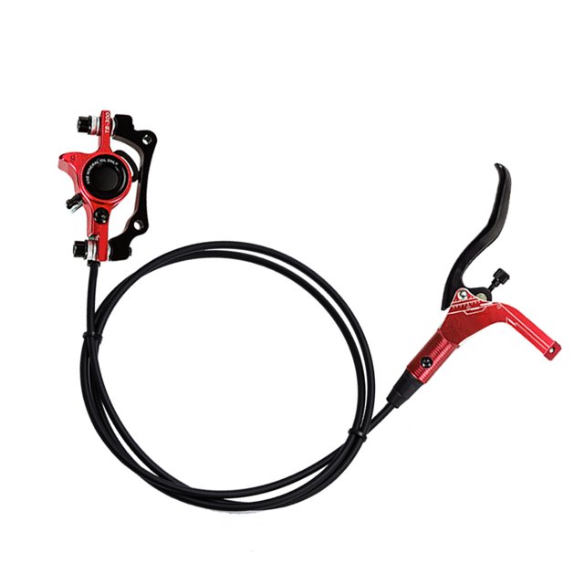 keepw Bike Brake Set Wheel Stopping Parts Bicycles Accessories Universal Accessory Disc Braking Kit Replacement Red Rear Right Brake