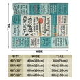thumbnail image 5 of Teacher Appreciation Blanket Throw - Gift for Women, Birthday, Retirement, Teachers Day 60x50, 5 of 6