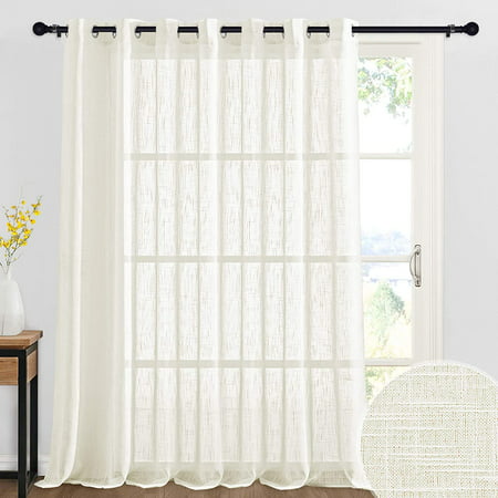 Sheer Curtains White 100 Inches Extra, How To Steam Clean Sheer Curtains