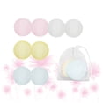 thumbnail image 3 of KAKOWELY 8 Pcs Facial Cotton Pad Cotton Assorted Color for Eye Makeup Removal, 3 of 8