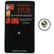 HEMLBOYW Fake Cheater Pierced Magnet Lip Nose Body Jewelry Piercing Magnet Tunnel Plug Earring for Women Girl