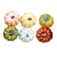 thumbnail image 5 of Artificial Harvest Pumpkins Halloween Vegetable Model Foam Material Lightweight Stackable Assorted Color for Wedding Party Style A, 5 of 8