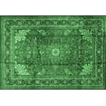 thumbnail image 1 of Ahgly Company Indoor Rectangle Persian Emerald Green Traditional Area Rugs, 7' x 9', 1 of 4