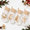 Gold-4, variant on Brown White 6 Pack Large Leather Embroidered Christmas Stockings 20 Inch Rustic Farmhouse Holiday Decor