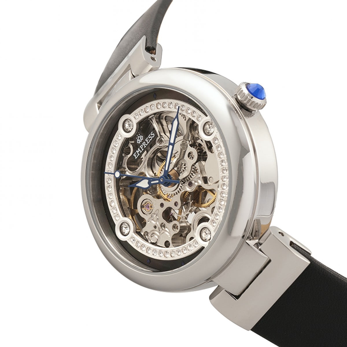 EMPEM2804 NWT Women\'s Mechanical Watch Empress EMPEM2504 Adelaide Womens Automatic Skeleton Leather  main image 2