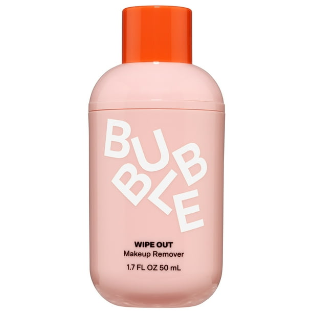 Bubble Skincare Wipe Out Makeup Remover, For All Skin Types, 1.7 FL OZ