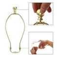 thumbnail image 5 of Uxcell 9.5 Inch Lamp Harp Kit with Finial Lamp Shade Holder Gold Tone 2 Set, 5 of 6