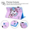 thumbnail image 7 of Galaxy Tab A 8.0 2019 Case P200 P205, Allytech Slim Fit Lightweight PU Leather Multi Angle Stand Anti-Scratch Full Body Protection Wallet Case Cover for Samsung Galaxy Tab A 8.0", Candy Unicorn, 7 of 7
